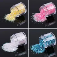 Nail Glitter 12 Colors Mixed Powder Paillette Holographic Silver Flakies Colorful Sequins DIY Manicure Art Decorations MA02