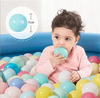 Babygo 100 PCS / Lot 7cm 아기 다채로운 공 피트 부드러운 플라스틱 맛없는 아이 목욕 장난감 물 풀 바다 볼 장난감 어린이 2091 T2