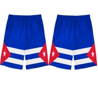 Men&#039;s Shorts CUBA Male Youth Student Diy Free Custom Name Number Po Beach Nation Flag Spanish Country Cu College Casual