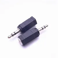 3,5mm macho para 2,5mm fêmea conectores estéreo áudio microdiqueta adaptador mini jack conversor adaptadores238l609o191p