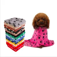 60*70cm New Styles Pet Dog Soft Blanket Autumn And Winter Cat Dog Blanket Puppy Fleece Warmer Towel Mat Pet Cushion Sleep pad Pet Supplies CM19