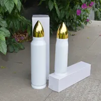Novidade 17oz e 34ózas Bullet Garrafas de Copo de Água Aço Inoxidável Rocket Cups Moda Isolado Frasco de Vácuo Duplo Garrafa Thermos
