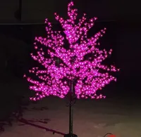 1.8 M LED Kristal Kiraz Çiçeği Ağacı Işık Noel Yeni Yıl Düğün Luminaria Dekoratif Ağaç Dalları Lambaları İç Aydınlatma
