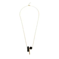 Pendant Necklaces 2021 Fashion Women&#039;s Jewelry Geometric Round Resin Rectangular Combination Of Very Simple Wind Long Ne