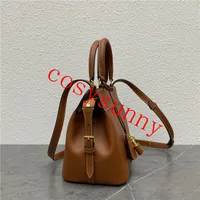 Top layer cowhide bag main functional lock zipper design Crossbody handbag womens office worker practical luggage shoulder bags
