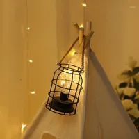 الحفلة الديكور التخييم الفانوس جولة معلقة مصباح عيد الميلاد مربع النمذجة غرفة نوم الحديد توك LED ضم ديكور