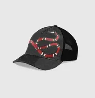 2021 تصميم النمر الحيوان قبعة الأفعى الرجال العلامة التجارية للرجال والنساء قبعة بيسبول قابل للتعديل شبكة الغولف قبعة صغيرة النحل نمط