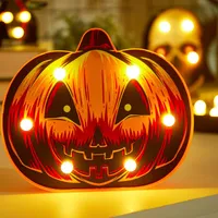 Night Lights Halloween Dynia LED Lampa Dekoracja Lampa Kreatywny Lantern Home Rekwizyty Bar Party Lampara Decor
