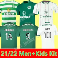 21 22 Celtic FC Futbol Formaları McGregor Griffiths Futbol Gömlek 2021 2022 KLimala Forrest Kahverengi Christie Edouard Bayo Ev Erkekler Çocuklar En Tayland Kalite