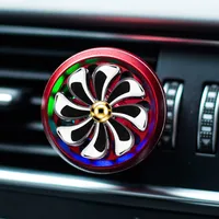 LED auto luchtverfrisser auto outlet parfum legering clip auto aromatherapie geur auto parfum diffuser interieur decoratie
