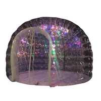 텐트와 쉼터 LED 가벼운 풍선 돔 벨 무역 박람회 파티 접이식