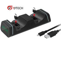 SYYTECH Gaming Dual Port USB Controller Chargers Stand Charging Dock for PS5 Xbox Series X S Accessories