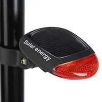 Modos LED Bicicleta Solar Luz traseira Luz Ajustável Ajustável Aviso Flash Lâmpada Bicicleta Luzes