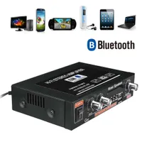 Universal G30 HIFI Bluetooth Car O Amplificador de sonido de potencia FM Radio Player Soporte SD USB DVD / MP3 con control remoto