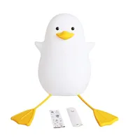 Night Lights Bedroom Touch Control Adjustable Brightness Light Long Leg Portable Cute Duck Kids USB Rechargeable Dormitory Bedside Lamp