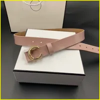 Belts 2021 Fashion Designer Belts Luxury Genuine Leather Women Pure Cowhide Belt For Mens Lette C Buckle Waistband Girdle Womens 3cm T2302034