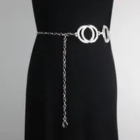 Belts Designer Belt Large Circle Hyperbole Waist Chain All-match Dress Decorates Women Sex Appeal Fashionable Metal