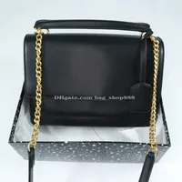Handbags Women Shoulder Bags Totes black calfskin caviar classic Diamond quilted bag chains double flap medium Genuine Leather cross body 21