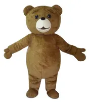 2019 Descuento Venta de fábrica Ted Disfraz Teddy Bear Mascot Disfraz Free Shpping