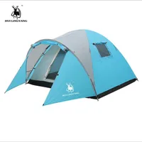 Campingzelt 3-4 Person Ultralight Camp Ausrüstung 190D doppelschichtiger Mann 4saison Outing großen Raum Hohe Qualität Zelte und Schutzhütten
