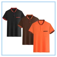 2021 Été à manches courtes Hommes Polo T-shirt T-shirt Chemises de mode Jerseys Casual Slim Solid Color Business Mens Vêtements AB805
