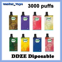 DDZE Disposable Vape Pen E Cigarette DDVAPOR Device With 1500mAh Battery 11ml Pod Cartridge 3000 Puffs Vapor Kit Dazzle King 10 Colors