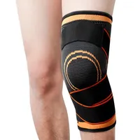 Armbåge knä kuddar kvinnor män sportskydd artrit ligament andningsstöd hög elastisk patella kompressionsrem anti slip pad brac