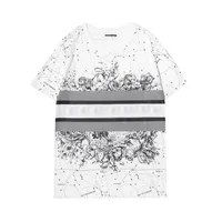 2022 Moda de verano para hombre diseñadores para mujer T Shirts para hombres Palms Tops Lujos Lujas Bordado Tshirts Ropa Corta ángeles de manga Tshirt TEESS-2XL # 111