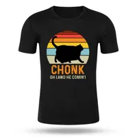 Erkek T-Shirt Özel Yaz Erkek Kadın Chonk Oh Lawd O Comin 1 T-shirt Hızlı Kuru 100% Polyester Çift Stil Yuvarlak Boyun Koşu