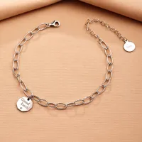 17 + 5CM Chain Link Bracciale in argento reale, gioielli di buona fortuna il miglior regalo per figlia, confezionato con una bella scatola, bei gioielli 925