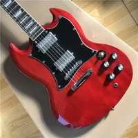 Haute Qualité 6 Cordes Custom Shop Guitar Electric 2021 Nouveau Standard Red SG!