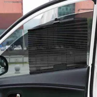 Samochód SUNSHADE UXCELL Chowany Auto Side Okno Sunshades 45/50 / 56 / 58cmx125cm Sun Shade Visor Roller Blind Letnia Film ochrony