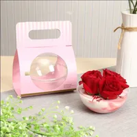 Gift Wrap Transparante Kerstbal Hoge Kwaliteit Mousse Cake Hollow Window Decoratie Opknoping Candy Box Flower Docoration