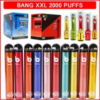 Bang xxl Einwegvolder Stift E Zigarette 800mAh Batterie 6ml Patrone Pods 2000 Puffs xxtra Elektronische Ecigarette Vapes Vaporizor