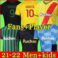 21 22 RC Lens Sainte Barbe Special-Edition Soccer Jerseys Kakuta Ganago Sotoca Fofana Hommes Enfants Banza 2021 2022 Chemises de football Hommes Kit Kit Kit Maillots de pied