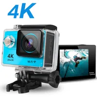 Dropship H9 Action Camera Ultra HD 4K 30FPS WIFI 2.0-Zoll 170D Unterwasser-wasserdichter Helm-Videoaufnahmekameras-Cam ohne SD-Karte