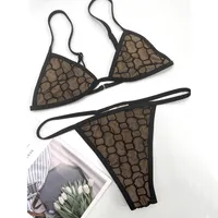 2021 Transparent Chiffon Micro Bikini With Sling String Sexy Sun Bath  Swimwear For Women From Jacky0817, $3.39