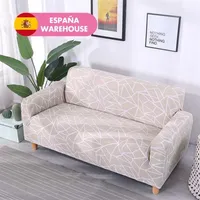 Beige Sofa Abdeckung Stretch Möbelabdeckungen Gummibus für Wohnzimmer Copridivano Slipcover für Sessel Couch Cover 211027