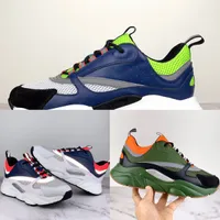 2021 uomo lace-up B22 scarpe da sneaker scarpe da sneaker in pelle di cuoio bianco Top Technical Knit Women Platform Blue Grey Run Trainer