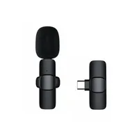 K1 Réduction du bruit sans fil Lavalier Microphones portables Microphone audio et vidéo pour smartphones iosandroids
