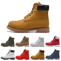Designer Boots Yellow Snow Boot Martin Cowskin Ankle Boot Mens Women Outdoor Shoes Hiking Tim-Branch Trainer Brand High Top Leather Warm Size 36-46