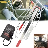 Universal Car Door Emergency Opening Key Professional Hand Tool Sets Lost Lock Out Unlock Open Tools Kit Air Pump Auto Styling Parts Vehicle 9pcs/Set