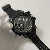 Erkek Lüks Spor Saatler Dijital İzle Ordu Askeri Şok Dayanıklı Kol Silikon Moda Kuvars Saatler Orijinal Kutusu Reloj de Lujo