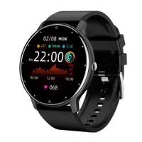 ZL02 Smart Watch Men Full Touch Screen Sport Fitness Часы IP67 Водонепроницаемый Bluetooth для Android iOS SmartWatch Men + Box ZL02D