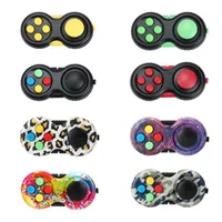 Finger Toys Puzzle Decompression Anxiety Toy Fidget Pad Second Generation Fidgets Cube Hand Shank Game Controllers