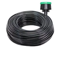 Watering Equipments 10/20/25/40 Meter 4/7mm Garden Water Hose With Quick Connector Micro Drip Misting Irrigation Tubing Pipe PVC 1/4&#039;&#039;