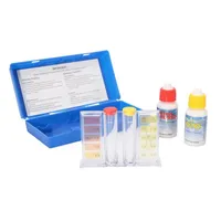 Poolzubehör 1 Set PH Chlor Wasserqualitätstest Kit Tragbares Schwimmhydroponik Aquarium Tester Inspektionsbox #P2