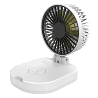 Mini Usb Small Fan Wireless Charger 10000Mah Folding Portable Desktop Electric Fans