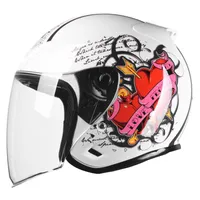 Casques de moto moitié casque ouvert 3/4 hommes femmes casco vintage scooter jet péder rétro