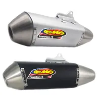 Motorcycle Exhaust System 38-51mm Universal Muffler Pipe FMF Powercore 2 Escape Moto For R1 R3 Z800 S1000RR NC700 GW250 CBR300 RC390